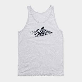 Banksy Barcode Shark Tank Top